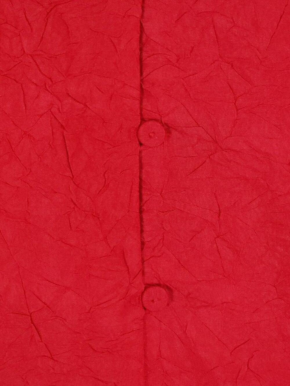 Eileen Fisher Red Crinkle Silk Jacket Top Lagenlook Plus Size 1X 3/4 Sleeve - Picture 4 of 8